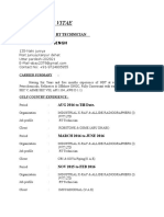 Curriculam Vitae: Post Applied For RT Technician Abhay Pratap Singh