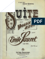 Sauret - Suite Pour Violon Seul. Op. 68 PDF