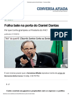 Folha Bate Na Porta Do Daniel Dantas - Conversa Afiada