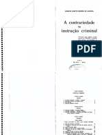 Almeida, Joaquim Canuto Mendes De. A Contrariedade Na Instrução Criminal. 1937.