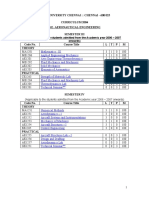 B.E. Aero III To Viii Sem