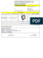 Proforma Invoice: Payment Information