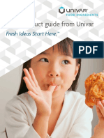 Univar Food Product Guide