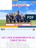 LIC's New Endowment and Money Back Plans