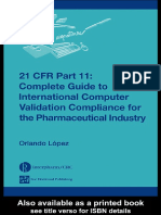 21 CFR Part 11 Complete Guide To International Computer Validation Compliance PDF