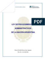 Ley Nacional de Procedimientos Administrativos