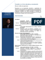 Curriculum Vitae Funcional de Elias Said-Hung