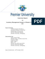 First Part of Internship Report of Premier University