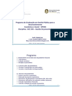 GPDES - ACC 243 - T3 - Princípios Orçamentários
