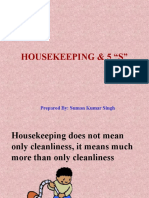 Housekeeping and 5s