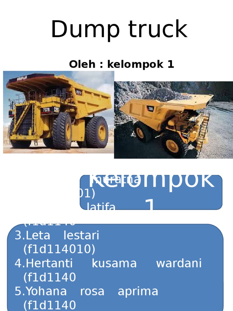 Dump Truck | PDF