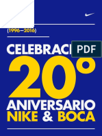 Nike & Boca 20 Años - Paper Infografía
