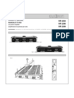 Audison VR 209 206 203 manual