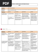 Definicion Competencias Informacionales 2014