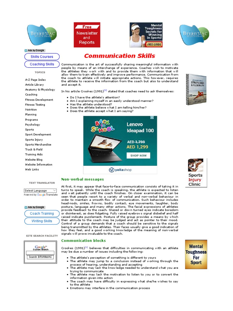Communication Skills | PDF | Nonverbal Communication | Communication