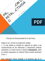 Prohibicion de Retroactividad