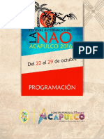 Programa La Nao Acapulco 2016 