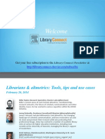 Altmetrics For Librarians