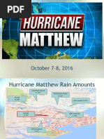 CEMA Hurricane Matthew Presentation