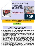 VIII. Refrigeración de Alimentos