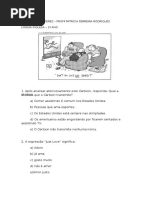  Simulado Ingles 1º Ano Ensino Medio