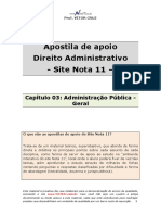 Capítulo 03 - Administração Pública Na Constituição - Disposições Gerais