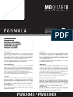 MANUAL - MBQ 08 Formula Subwoofer Manual