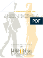 Características de Dirección de Empresas en La Economía Del Conocimiento PDF