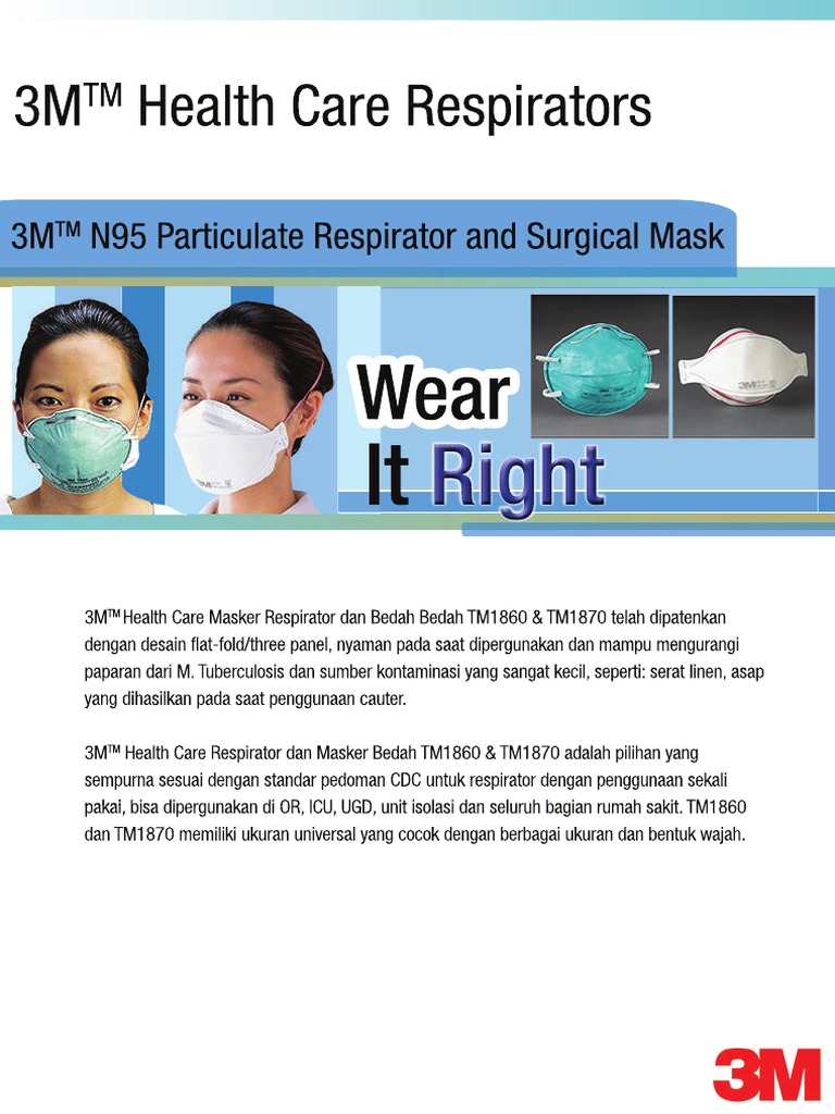 3M N95 Respirator TM1860/TM1870 Overview | PDF | Career & Growth ...