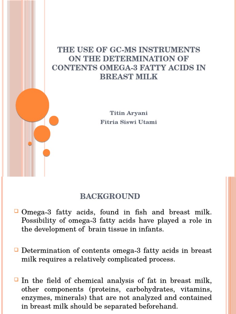 The Use of GC-MS Instruments On The Determination | PDF | Gas ...