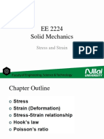 EE2224 - Solid Mechanics - Stress Strain