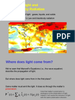 Sources of Light and and Blackbody Radiation