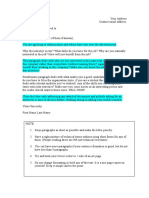 Rich-Format Cover Letter Template