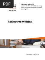 Reflective Writing