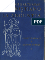 Von BALTHASAR, HANS URS - El Cristiano y La Angustia - Guadarrama 1964 PDF