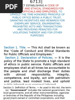 Public Service Code of Conduct Overview | PDF | Employment | Government