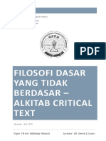 Gabung - Filosofi Dasar Yang Tidak Berdasar - Alkitab CT