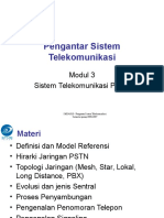 3 Sistem Telekomunikasi Pstn Draft