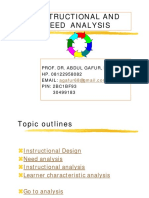 I. Analisis Instruksional