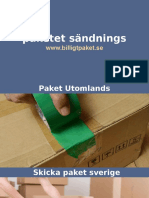 Parcel Sending in Sweden - Billigtpaket