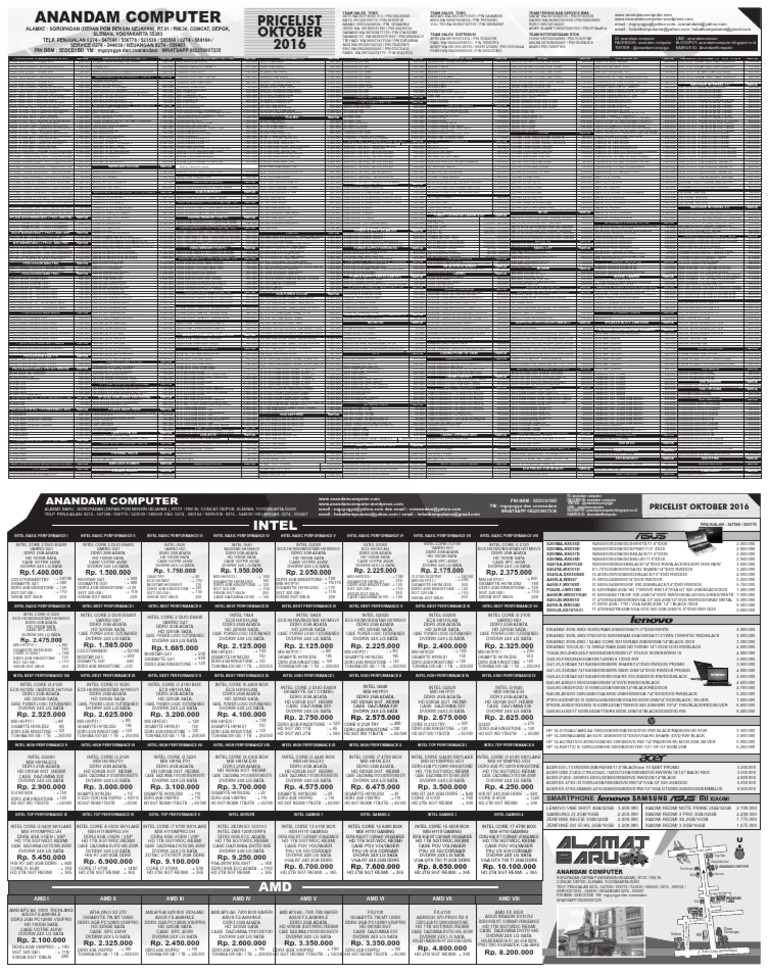 Computer Hardware Price List | PDF | Advanced Micro Devices | Computer ...