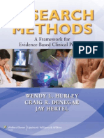 Research Methods - A Framework For Evidence-Based Clinical Practice-Wendy L. Hurley, Craig R.