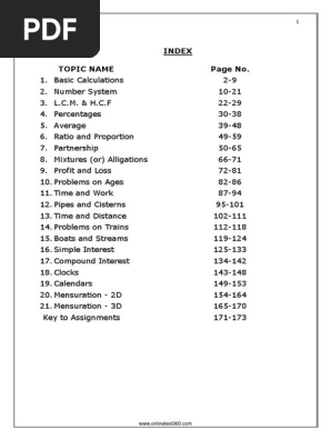 Quantitative Aptitude PDF | PDF | Fraction (Mathematics