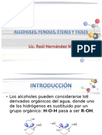 Alcoholes Fenoles Eteres y Tioles