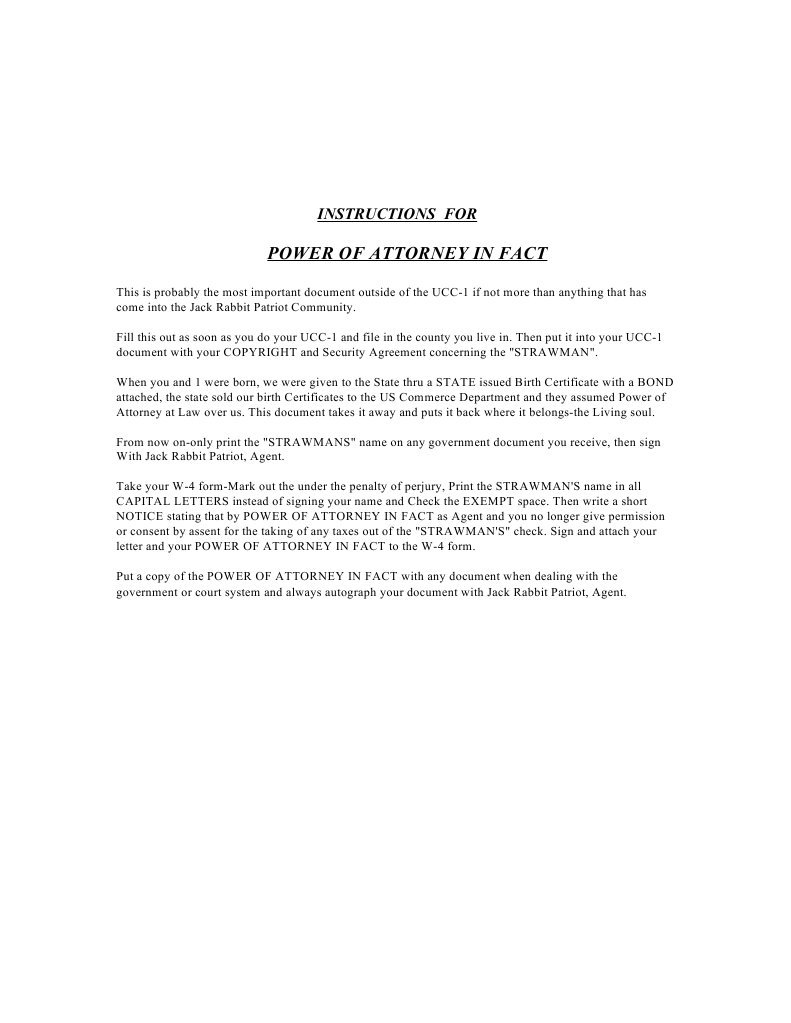 Power of Attorney in Fact | PDF | Notary Public | Power Of Attorney