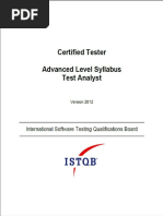 Istqb Advanced Level Test Analyst Syllabus v5