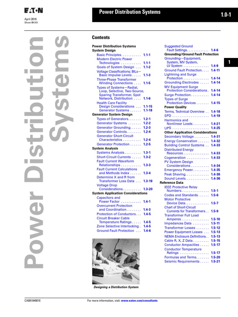 Complete Engineering Guide To Power Distribution Systems | PDF ...