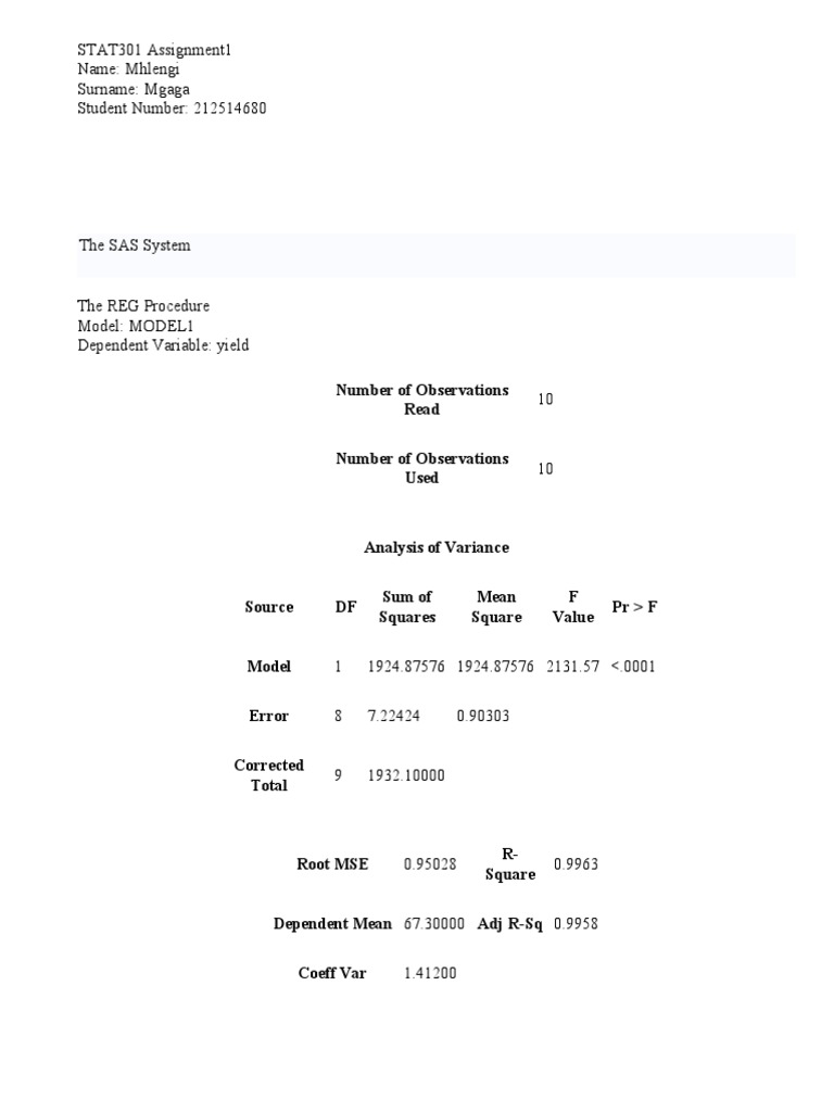 STAT301 Assignment1 | PDF | Technology & Engineering