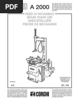 Corghi Tyre Chainger Parts List