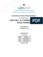 IBM DB2 - Commercially Availble RDBMS
